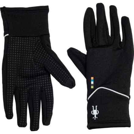 SmartWool Merino Sport Fleece Gloves - Merino Wool (For Men) in Black