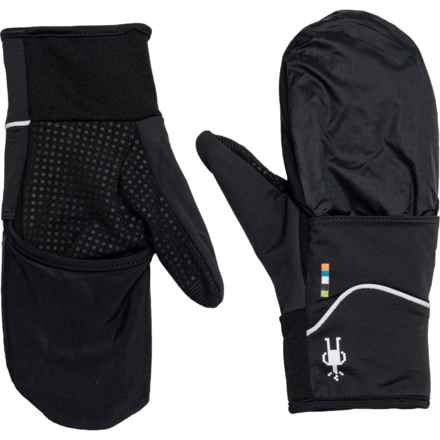 SmartWool Merino Sport Fleece Wind Mittens - Merino Wool (For Men) in Black