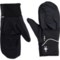 SmartWool Merino Sport Fleece Wind Mittens - Merino Wool (For Men) in Black