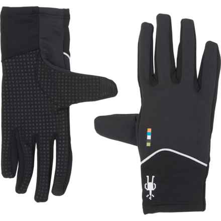 SmartWool Merino Sport Fleece Wind Training Gloves - Merino Wool (For Women) in Black