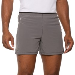 SmartWool Merino Sport Shorts - 5”, Built-In Brief in Medium Gray