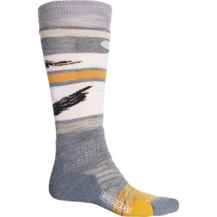 SmartWool Midnight Full Cushion Ski Socks - Merino Wool, Over the Calf (For Men) in Pewter Blue