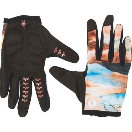 SmartWool Mountain Bike Gloves - Merino Wool, Touchscreen Compatible (For Men and Women) in Copper Magic Hour
