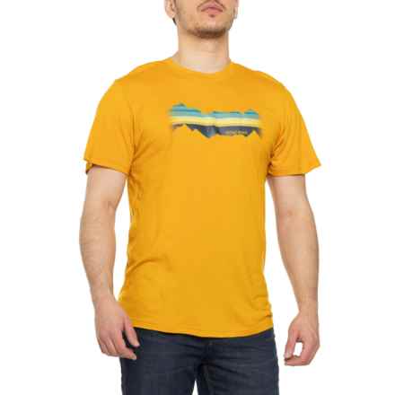 SmartWool Mountain Horizon Sport T-Shirt - Merino Wool, Short Sleeve in Honey Gold