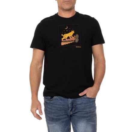 SmartWool Nightfall in the Forest Graphic T-Shirt - Merino Wool, Short Sleeve in Black