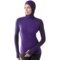 5427A_2 SmartWool NTS Hooded Base Layer Top - UPF 50+, Zip Neck, Midweight (For Women)