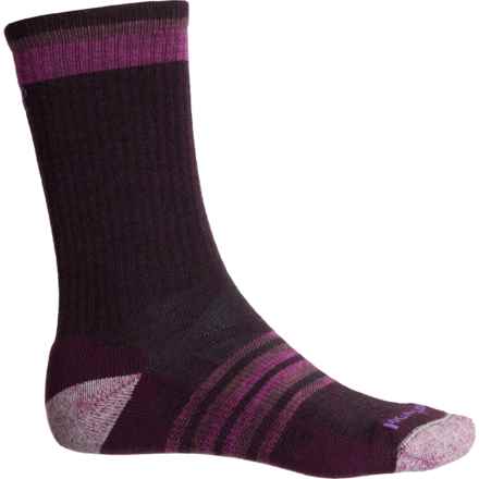 SmartWool Outdoor Light Cushion Socks - Merino Wool, Crew (For Men and Women) in Bordeaux