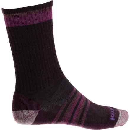 SmartWool Outdoor Light Cushion Socks - Merino Wool, Crew (For Men and Women) in Bordeaux