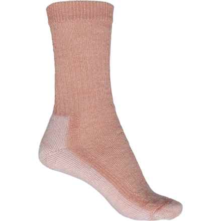 SmartWool Outdoor Performance Hiking Socks - Merino Wool, Crew (For Women) in Mineral Pink
