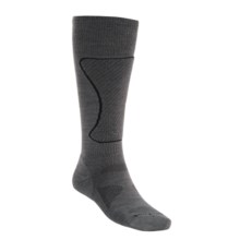 SmartWool PhD Surefoot Ski Racer Socks - Merino Wool (For Men and Women) in Graphite - 2nds