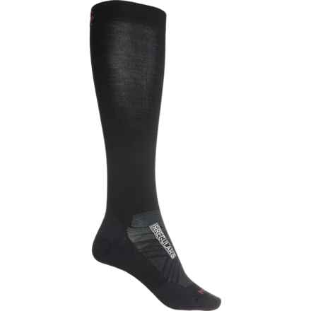 SmartWool PhD® Ultralight Ski Socks - Merino Wool, Over the Calf (For Women) in Black