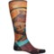 2WXDC_2 SmartWool Print 2 Zero Cushion Ski Socks - Merino Wool, Over the Calf (For Men and Women)