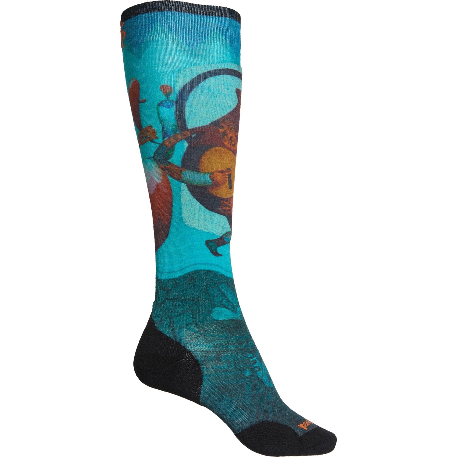 SmartWool Print Targeted Cushion Ski Socks (For Women)