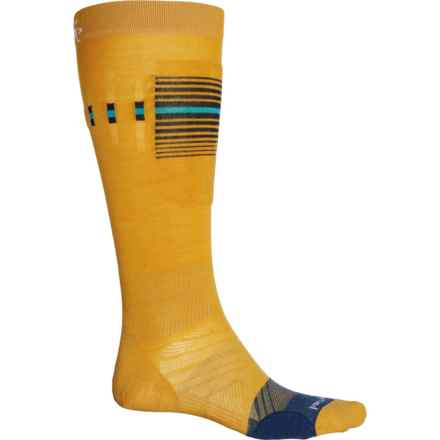 SmartWool Rec Ski Race Socks - Merino Wool, Over the Calf (For Men and Women) in Honey Gold