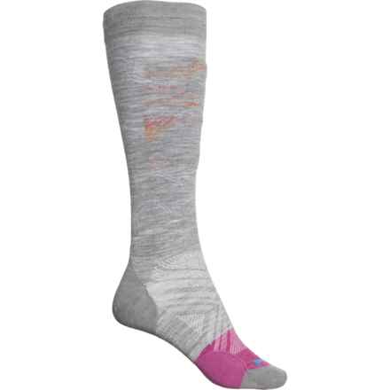 SmartWool Rec Ski Race Socks - Merino Wool, Over the Calf (For Women) in Light Gray