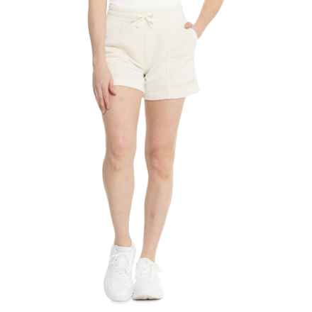 SmartWool Recycled Terry Shorts - Merino Wool in Everyday Apparel Almond