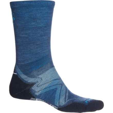 SmartWool Run Cold-Weather Targeted Cushion Socks - Merino Wool, Crew (For Men and Women) in Alpine Blue