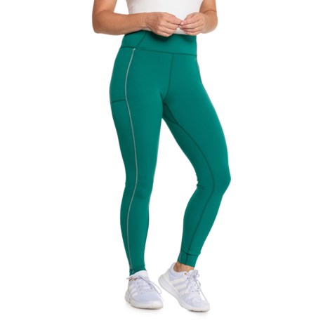 SmartWool Run Leggings in Emerald Green