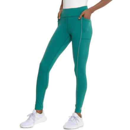 SmartWool Run Leggings in Emerald Green