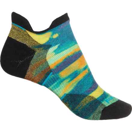 SmartWool Run Targeted Cushion Brushed Print Low-Cut Socks - Merino Wool, Ankle (For Women) in Twilight Blue