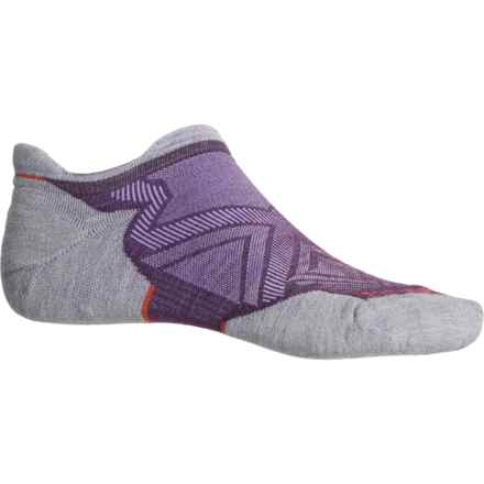 SmartWool Run Targeted Cushion Low-Cut Running Socks - Merino Wool, Below the Ankle (For Women) in Purple Iris