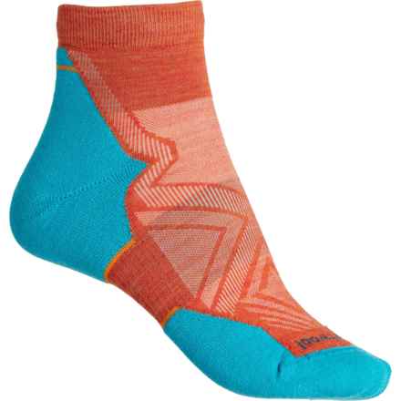 SmartWool Run Targeted Cushion Socks - Merino Wool, Ankle (For Men and Women) in Orange Rust