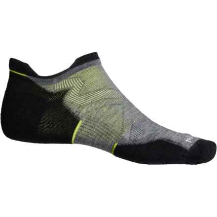 SmartWool Run Targeted Cushion Socks - Merino Wool, Below the Ankle (For Men and Women) in Medium Gray