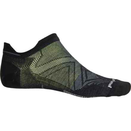 SmartWool Run Zero Cushion Low Socks - Merino Wool, Ankle (For Men and Women) in Black