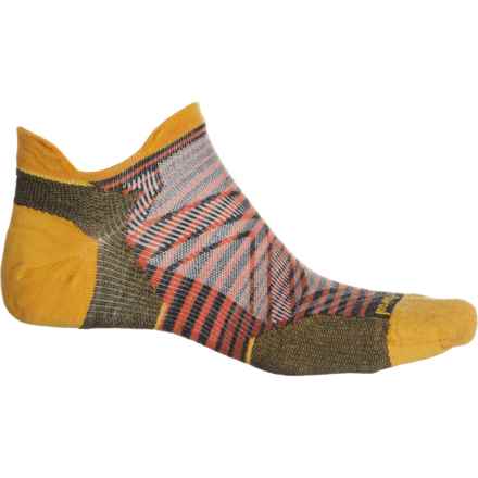 SmartWool Run Zero Cushion Pattern Socks - Merino Wool, Below the Ankle (For Men and Women) in Charcoal