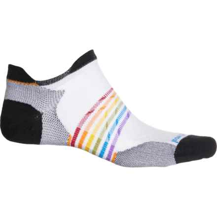 SmartWool Run Zero Cushion Pride Low-Cut Socks - Merino Wool, Below the Ankle (For Men and Women) in White