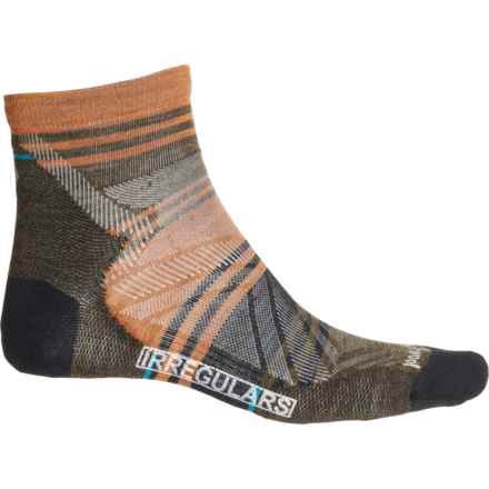 SmartWool Run Zero Cushion Socks - Merino Wool, Ankle (For Men) in Black