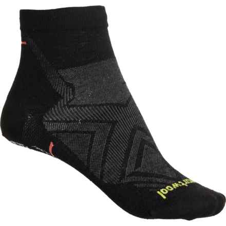 SmartWool Run Zero Cushion Socks - Merino Wool, Ankle (For Women) in Black