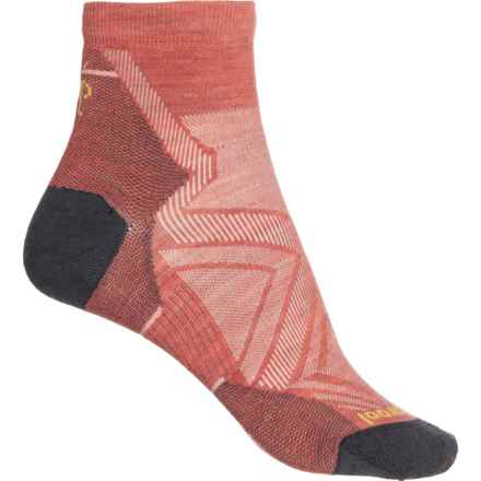 SmartWool Run Zero Cushion Socks - Merino Wool, Ankle (For Women) in Dusty Cedar