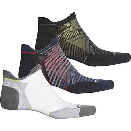 SmartWool Run Zero Cushion Trio Socks - 3-Pack, Merino Wool, Ankle (For Men) in Multi