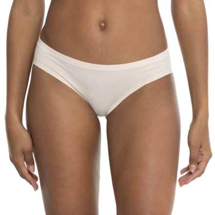 SmartWool Seamless Intraknit Panties - Merino Wool, Bikini in Almond
