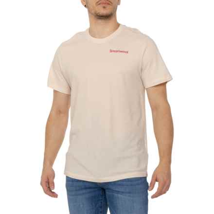 SmartWool Serotonin River Graphic T-Shirt - Merino Wool, Short Sleeve in Almond