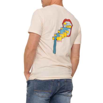 SmartWool Serotonin River Graphic T-Shirt - Merino Wool, Short Sleeve in Everyday Almond