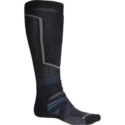 SmartWool Ski Full Cushion Ski Socks - Merino Wool, Over the Calf (For Men and Women) in Black