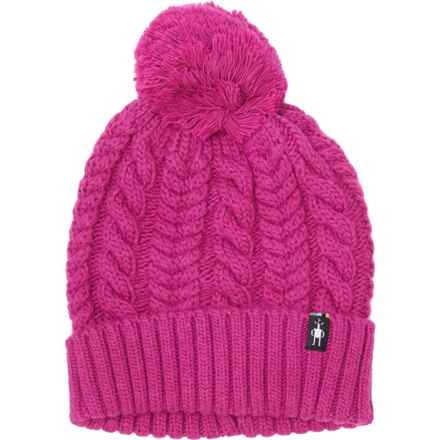 SmartWool Ski Town Beanie - Merino Wool (For Women) in Festive Fushia