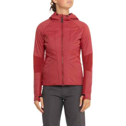 SmartWool Smartloft Midlayer Hooded Jacket - Merino Wool, Insulated in Currant