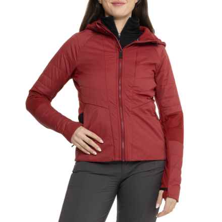 SmartWool Smartloft Midlayer Hooded Jacket - Merino Wool, Insulated in No Collection Currant