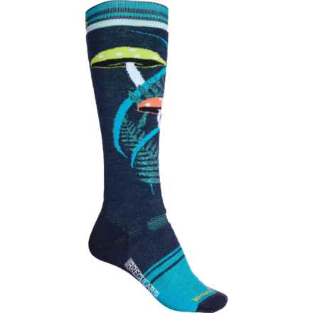 SmartWool Snowboard Full Cushion Fungi Fab Socks - Merino Wool, Over the Calf (For Women) in Deep Navy