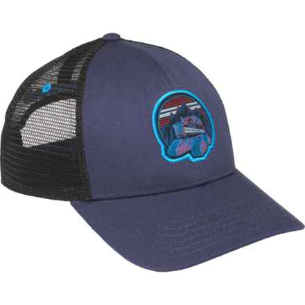 SmartWool Snowcat Trek Trucker Hat (For Men) in Deep Navy