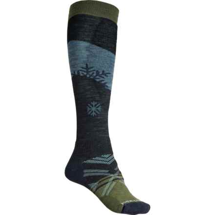 SmartWool Snowpocalypse Full Cushion Ski Socks - Merino Wool, Over the Calf (For Women) in Charcoal
