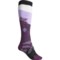 SmartWool Snowpocalypse Full Cushion Ski Socks - Merino Wool, Over the Calf (For Women) in Purple Iris