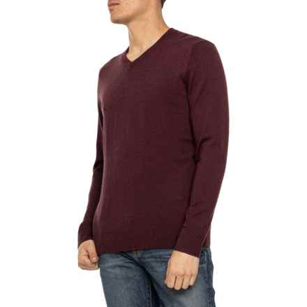 SmartWool Sparwood Sweater - Merino Wool in Apparel Eggplant Heather