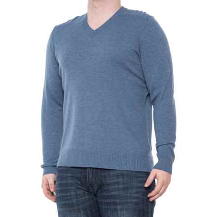 SmartWool Sparwood Sweater - Merino Wool in Blue Horizon Heather
