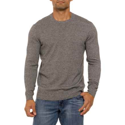 SmartWool Sparwood Sweater - Merino Wool in Everyday Black/Natural Heather