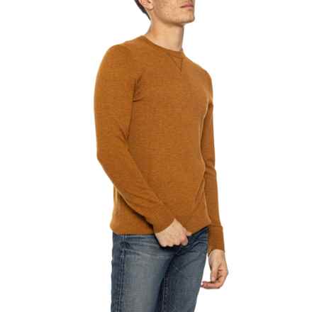 SmartWool Sparwood Sweater - Merino Wool in Fox Brown Heather Marl