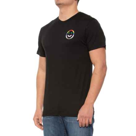 SmartWool Sport 150 T-Shirt - Merino Wool, Short Sleeve (For Men) in Black/Multi